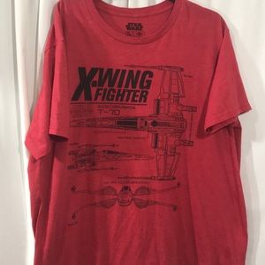 EUC Star Wars X-Wing Fighter T-Shirt
